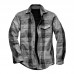 European and American men's casual plaid long-sleeved shirt jacket HF0110-03-01 European and American men's casual plaid long-sleeved shirt jacket HF0110-03-01
