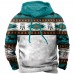 Retro-Chic Patterned Hoodie HF2015-03-03 Retro-Chic Patterned Hoodie HF2015-03-03