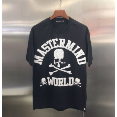 Men Street O Neck Print Skull T-shirt